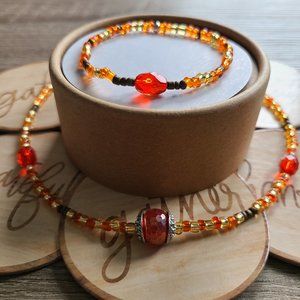 Handmade Choker Necklace & Bracelet Set